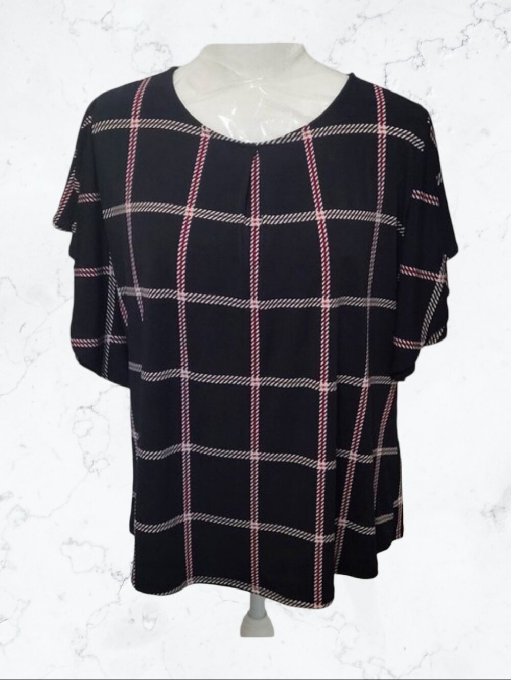 Liz Claiborne Flutter Sleeve Blouse